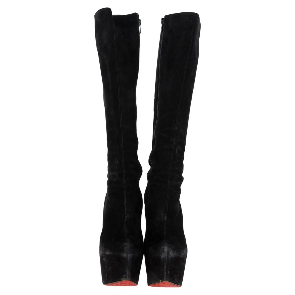Christian Louboutin Bianca Knee-Length Boots in Black Suede 2