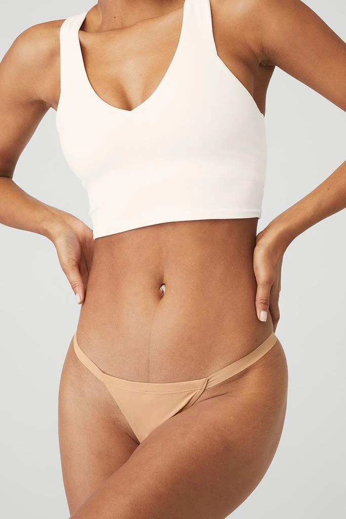 Alo Airbrush Invisible String Thong - Champagne 4