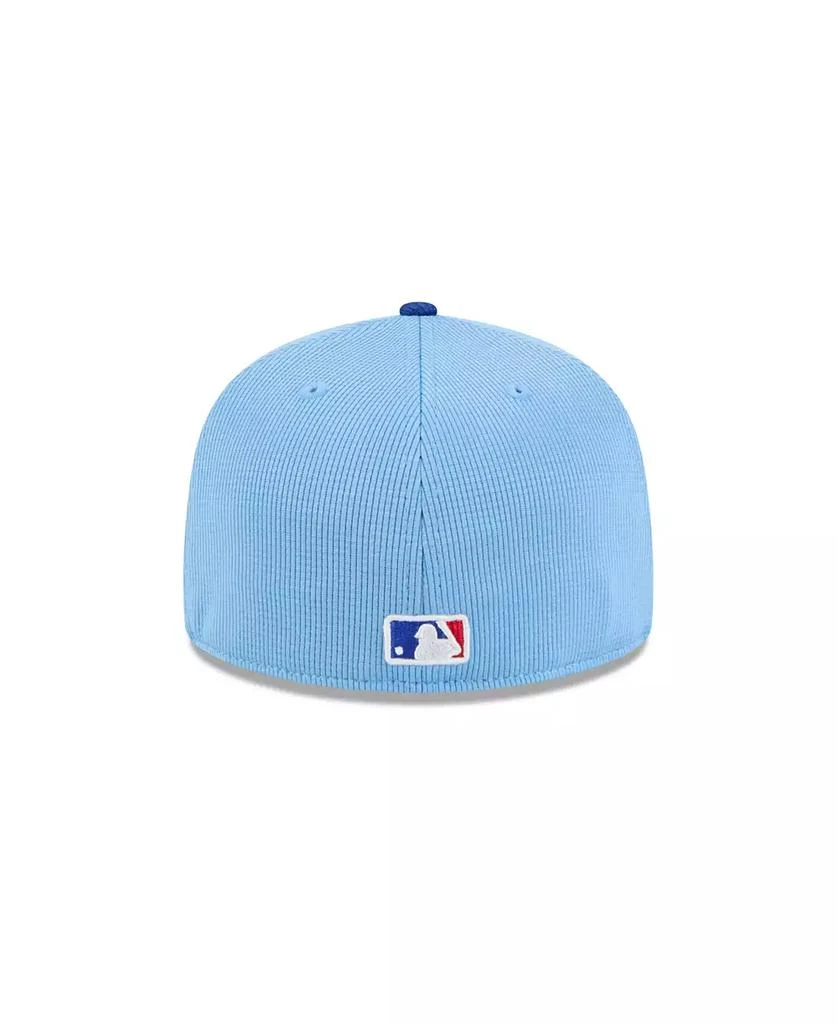 New Era Men's Light Blue Chicago Cubs 2025 Spring Training 59FIFTY Fitted Hat 3