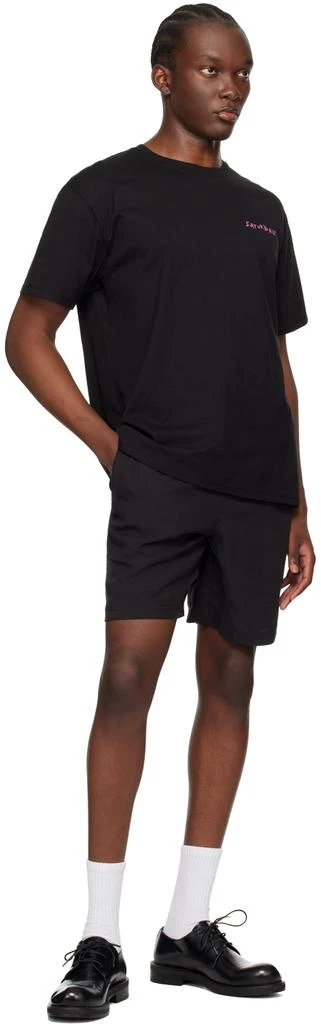 Saturdays NYC Black Brush Stroke Standard T-Shirt 4
