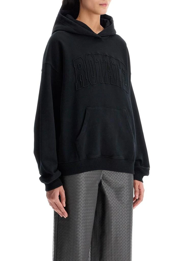 ROTATE Birger Christensen ROTATE Logo Embroidered Hoodie 2