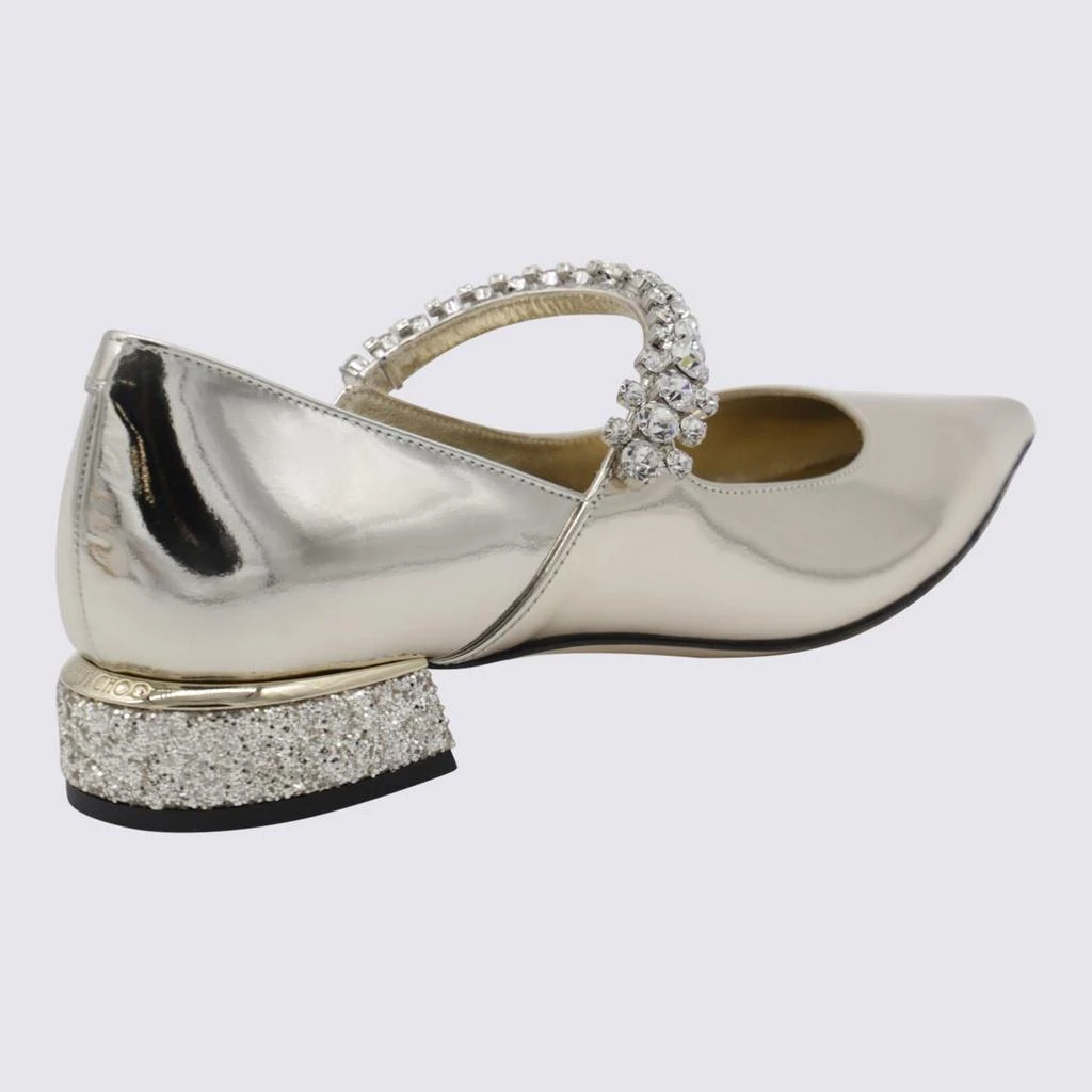 Jimmy Choo Jimmy Choo Silver Leather Pumps 2