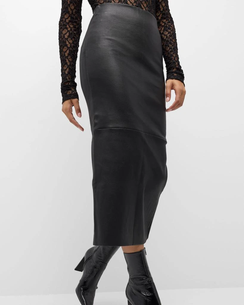 SPRWMN Leather Tube Skirt 7