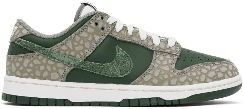 NIKE Khaki Dunk Low Sneakers