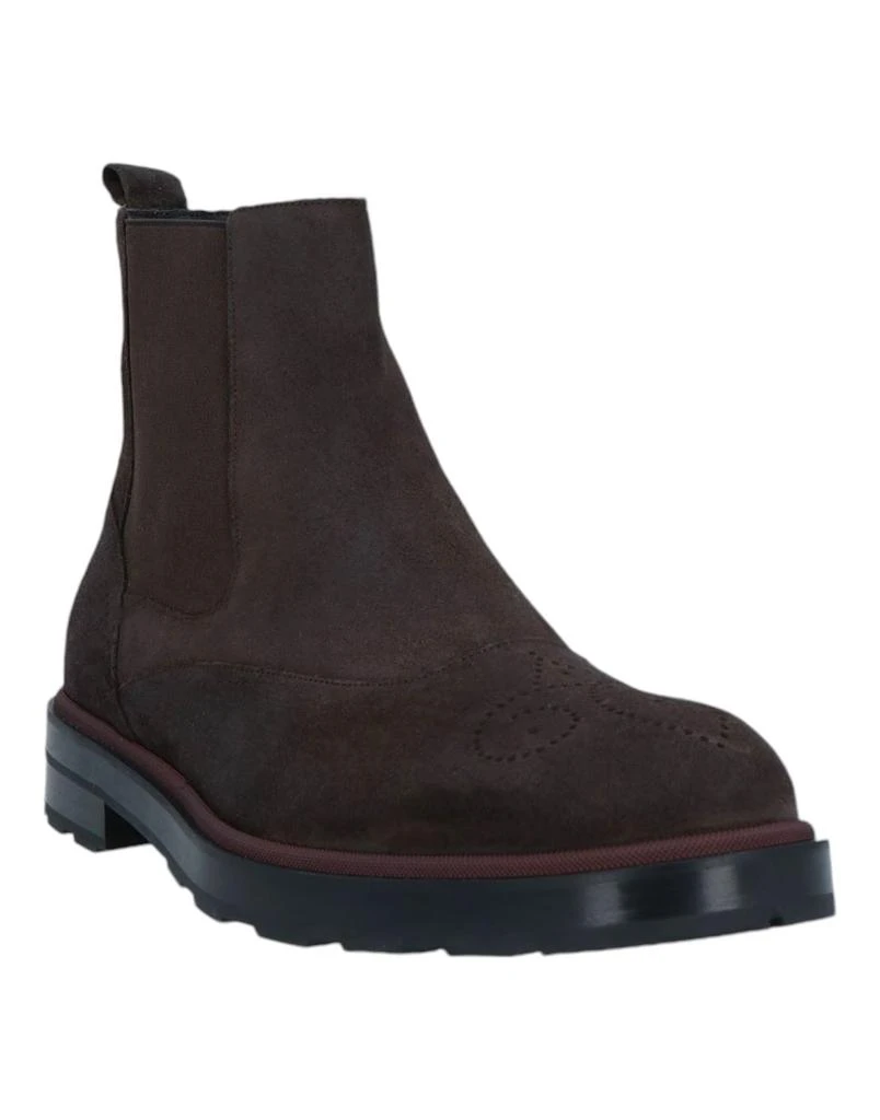 Bally Corad 6239751 Men's Ebano Bovine Suede Leather Chelsea Boots 1