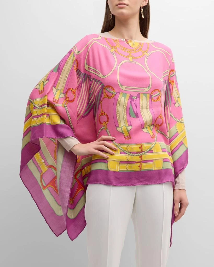 Rani Arabella Stir Up Print Cashmere & Silk Scarf 4