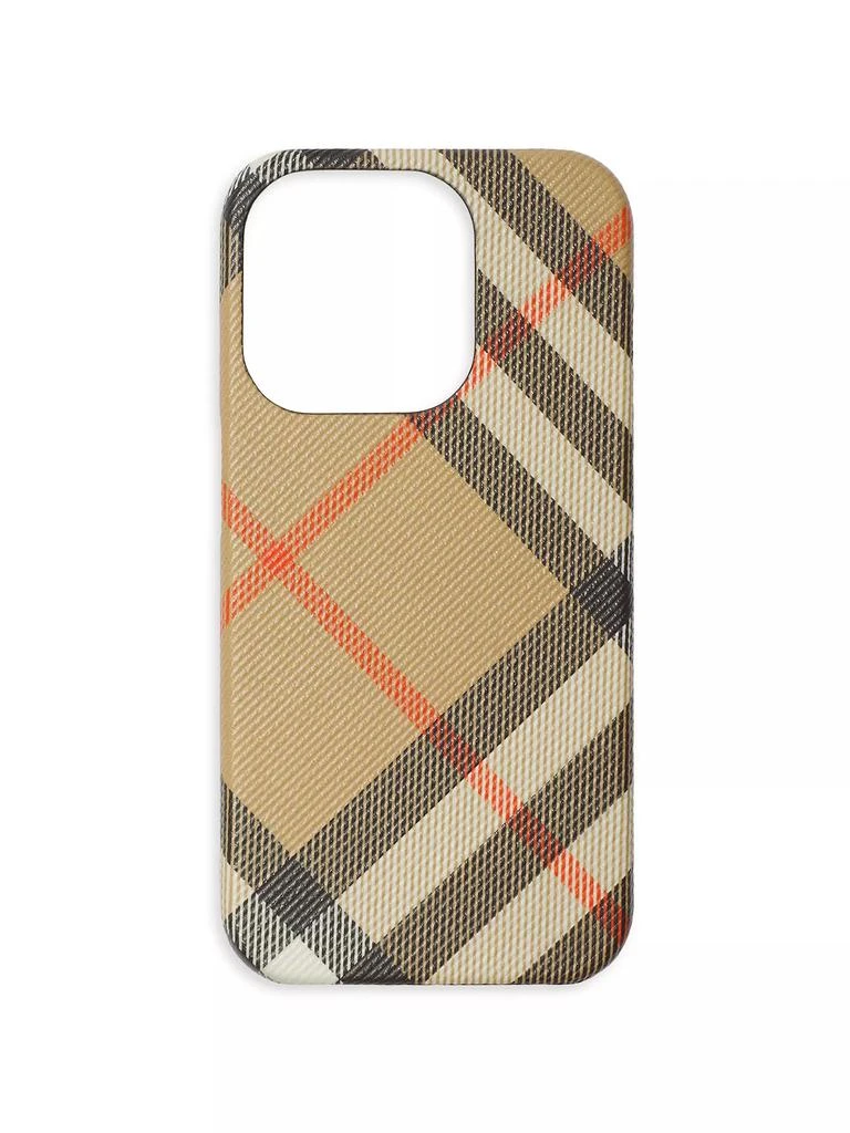 Burberry Magnetic Check Phone Case (iPhone 15 Pro) 1