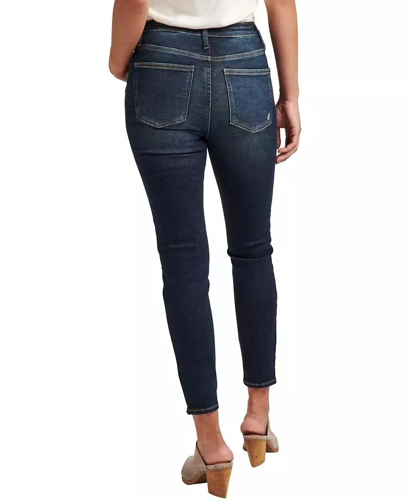 Silver Jeans Co. Women's Infinite Fit ONE SIZE FITS FOUR High Rise Skinny Jeans 9