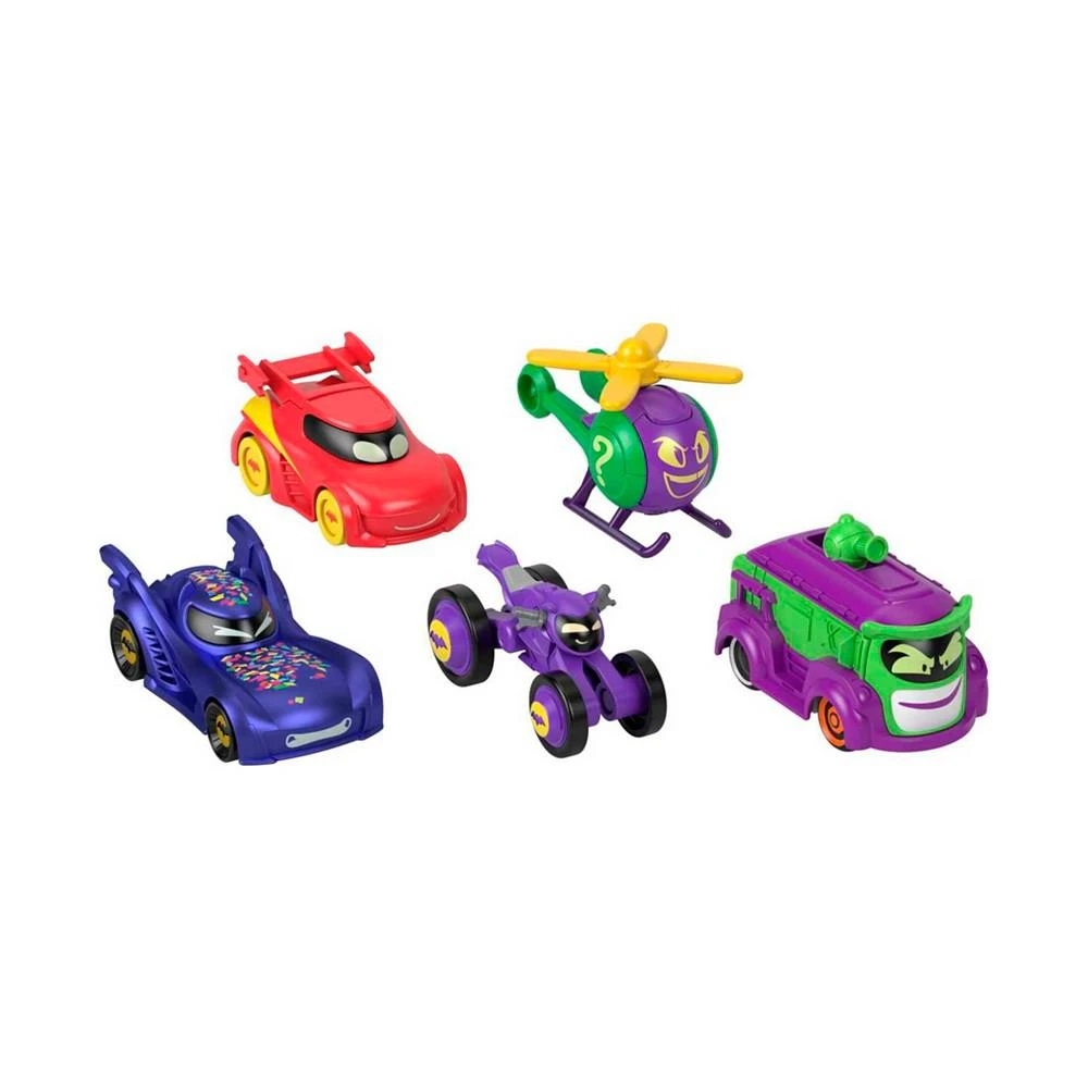BatWheels Fisher-Price DC 1:55 Scale Vehicle Multipack Batcast Metal Die cast Cars, 5 Pieces 3