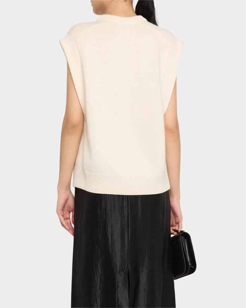 Loulou Studio Mari Sleeveless Wool-Cashmere Boxy Sweater 3