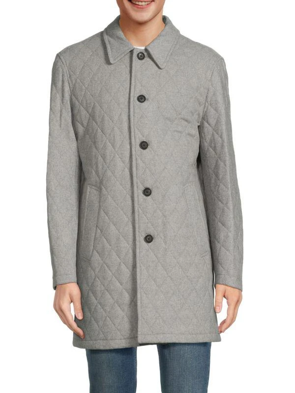 Cardinal of Canada Longline Wool Blend Quilted Jacket 1