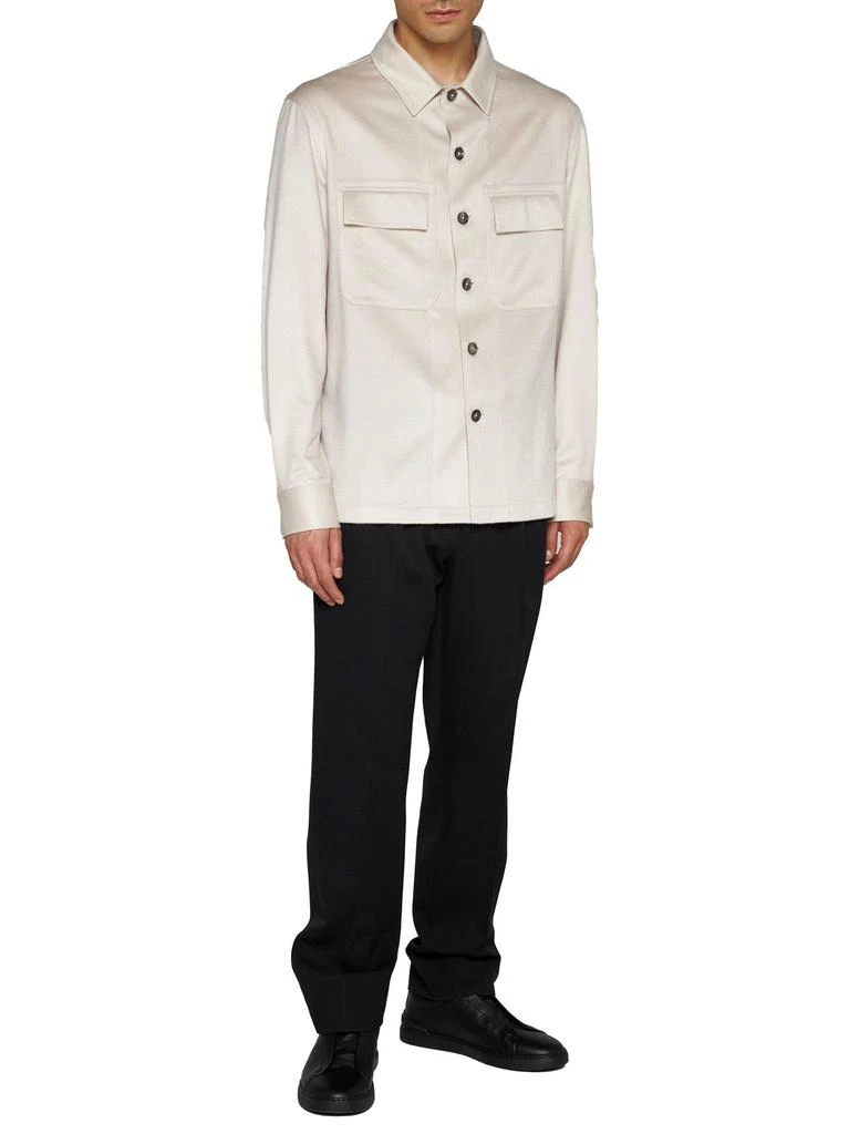 Zegna Zegna Oasi Buttoned Straight Hem Shirt 4