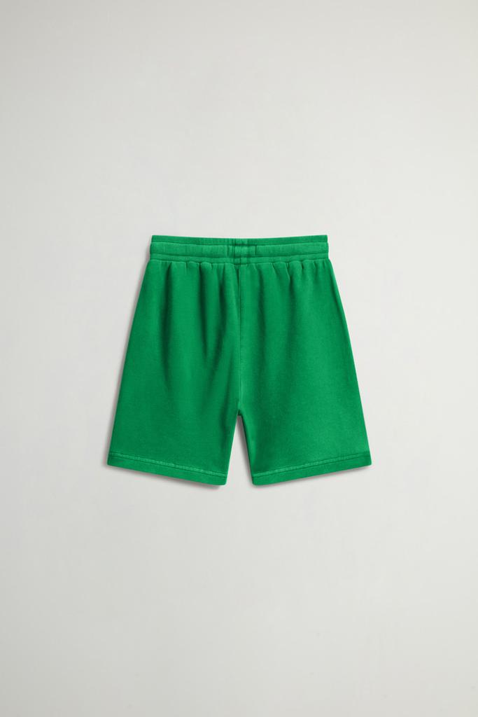 Woolrich Boys’ Garment-Dyed Pure Cotton Shorts - Boys - Green