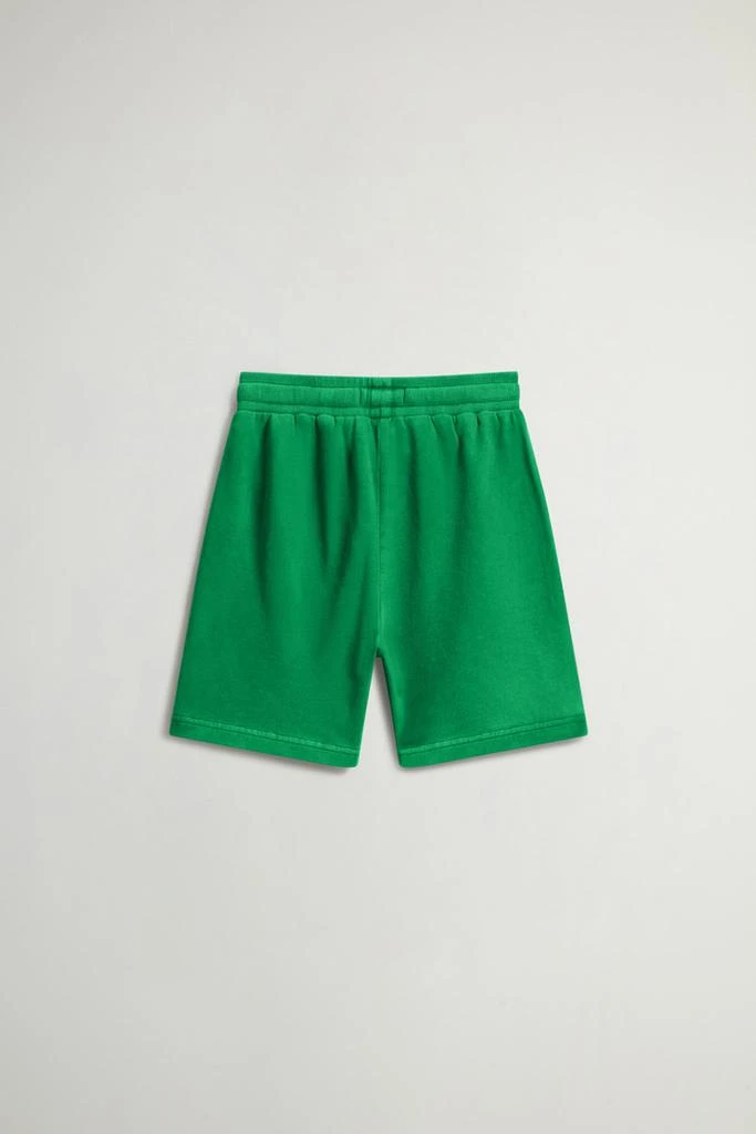 Woolrich Boys’ Garment-Dyed Pure Cotton Shorts - Boys - Green 2