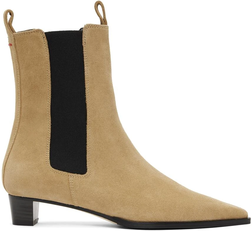 AEYDE Tan Kiki Chelsea Boots 1