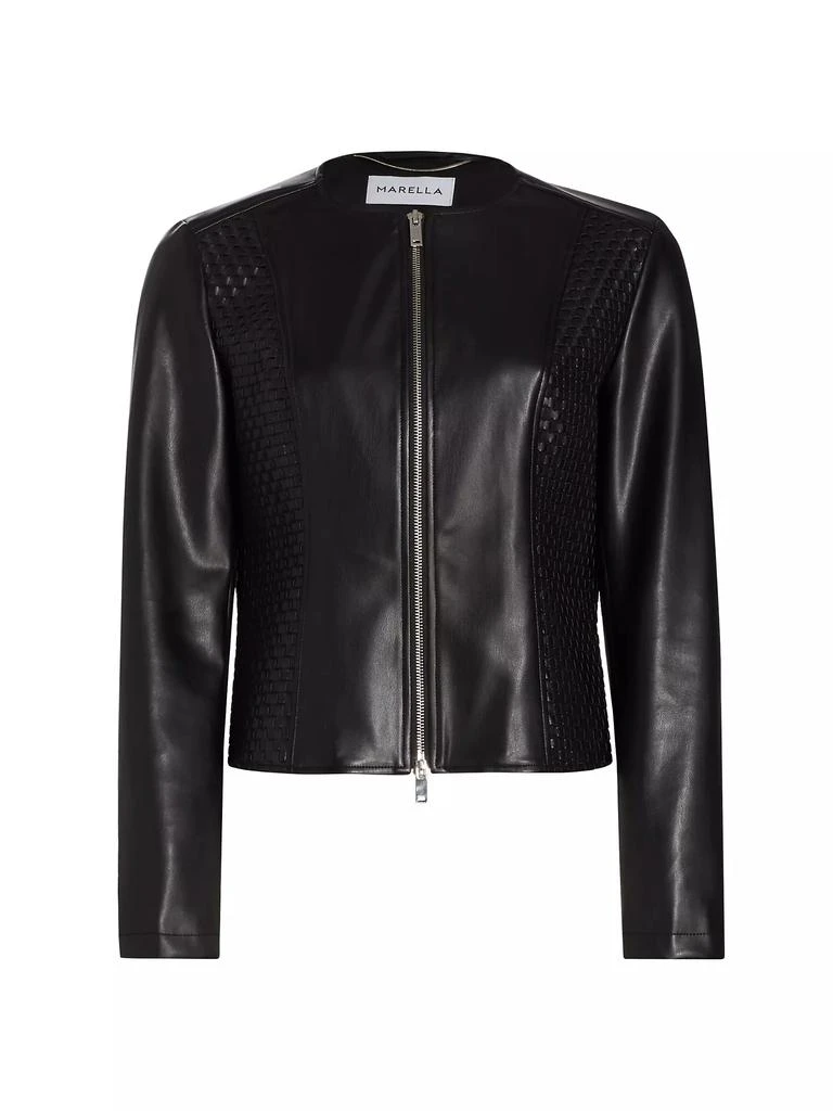 Marella Donare Faux Leather Jacket 1