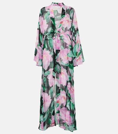 Alexandra Miro Betty floral kaftan 1