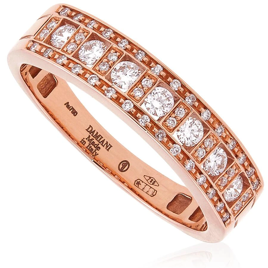 Damiani Belle Epoque 18k Rose Gold Diamond Ring