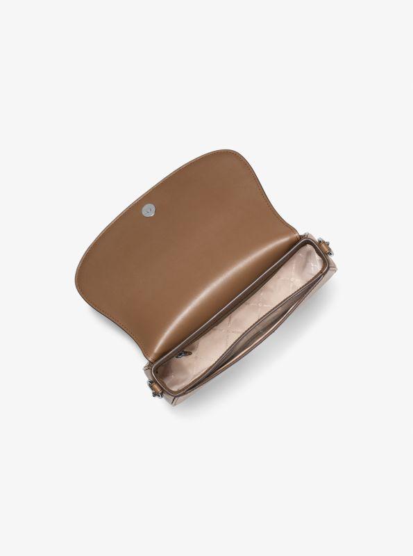 Michael Kors Mila Medium Leather Messenger Bag