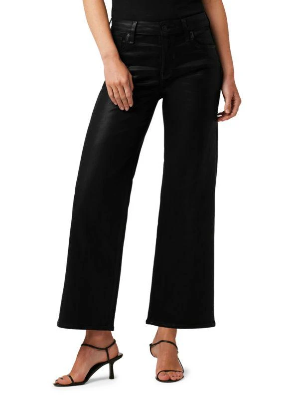 Hudson Rosie High Rise Wide Leg Ankle Jeans 4