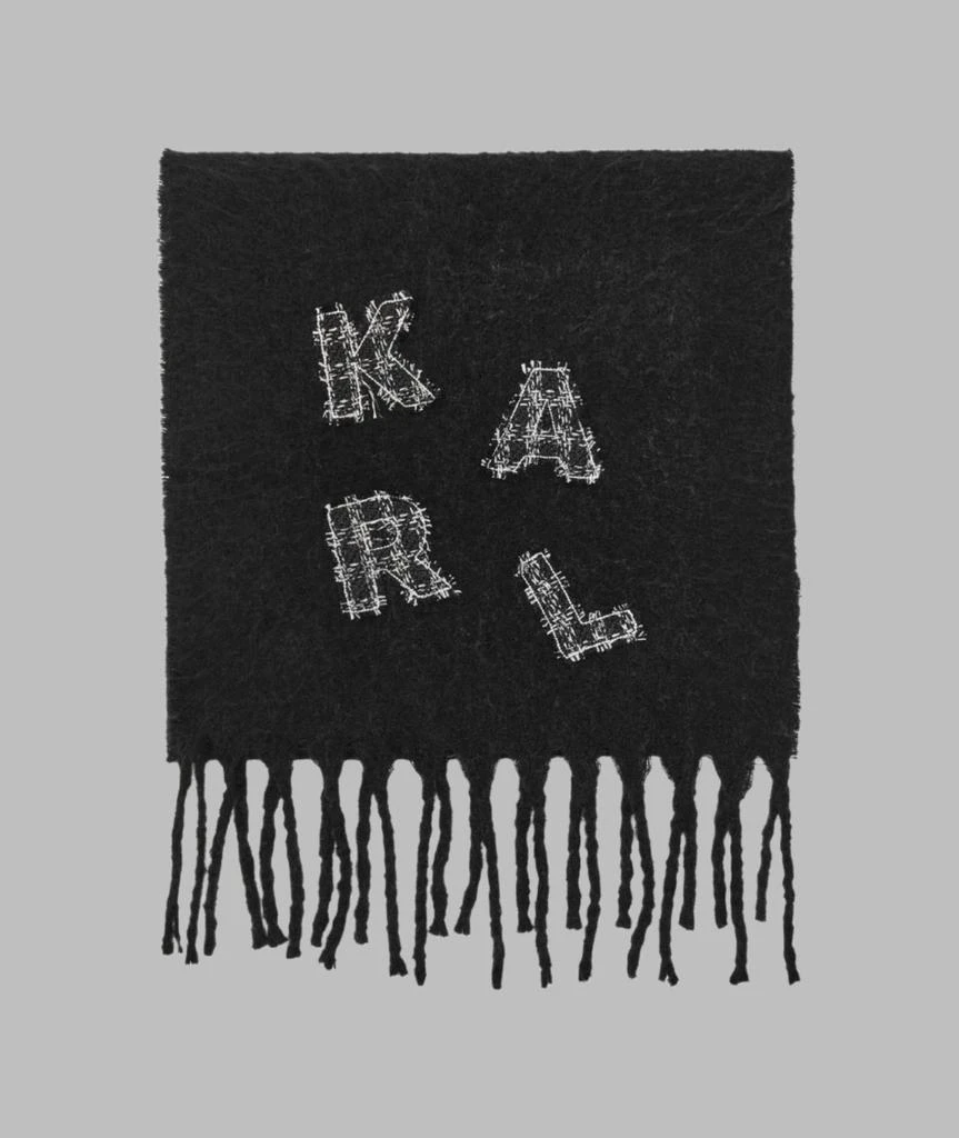 Karl Lagerfeld Paris QUILT PATCH KARL WOVEN SCARF 2