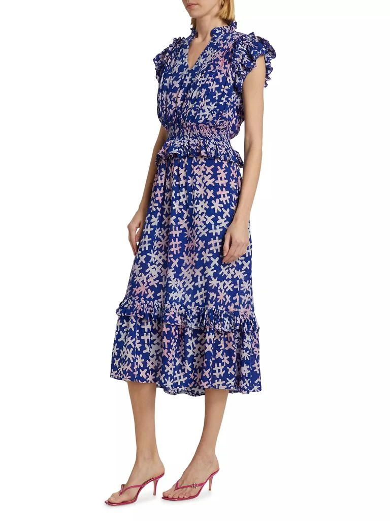 Busayo Bukola Printed Tiered Dress 4