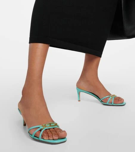 Tom Ford Whitney embellished leather mules 4