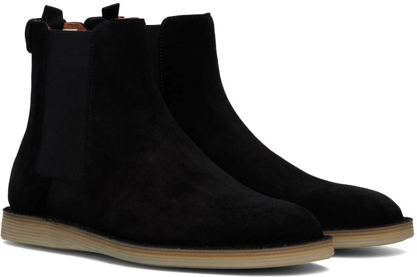 Dolce & Gabbana Black Florio Ideal Suede Chelsea Boots 4