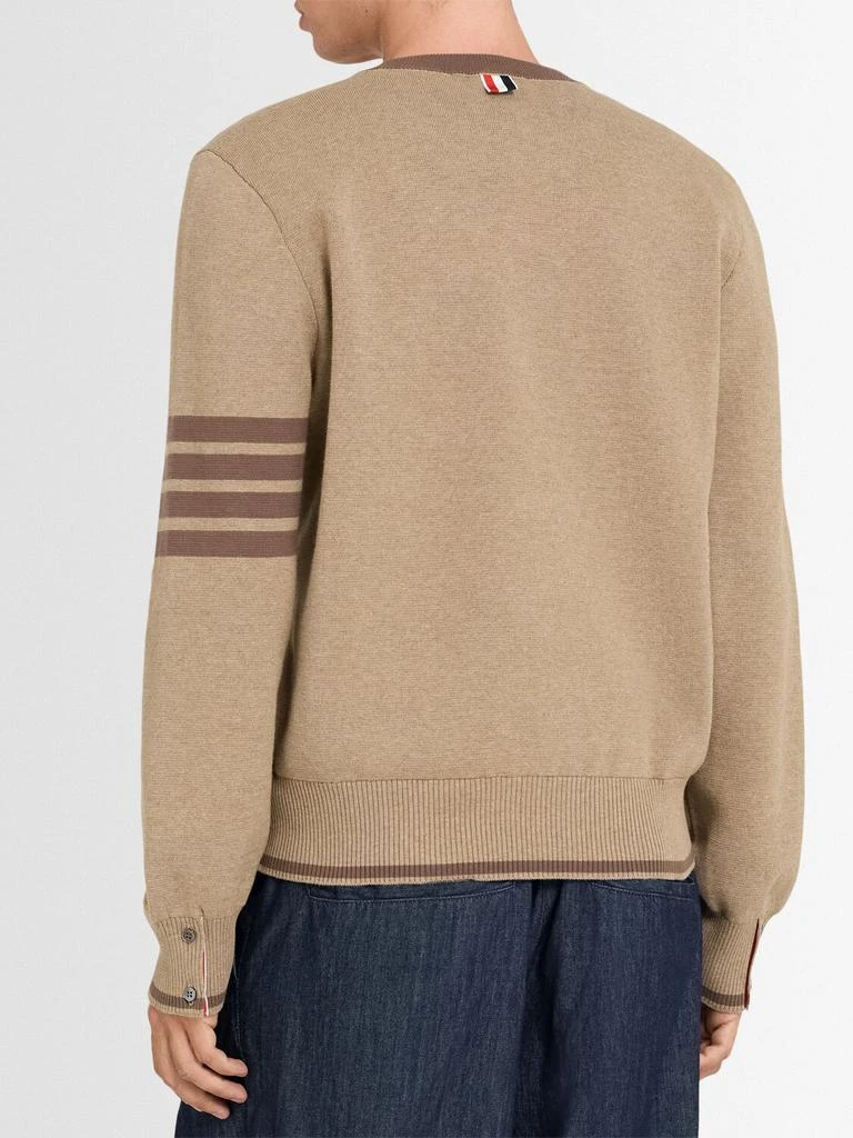 Thom Browne Milano Stitch Cotton Crewneck Sweater 2