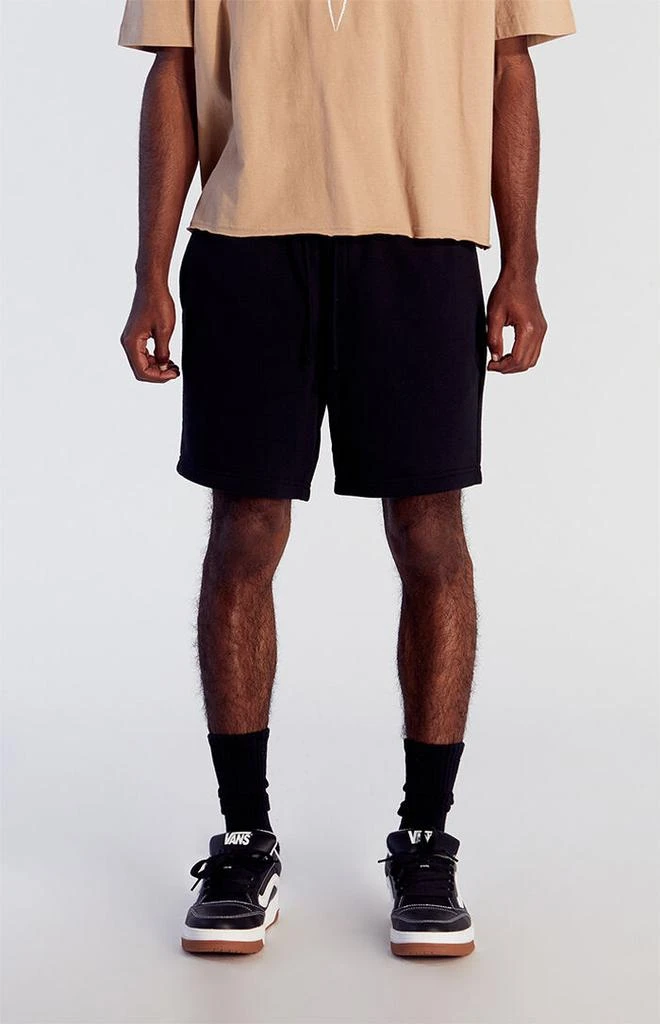 PacSun Fleece Black Sweat Shorts 2