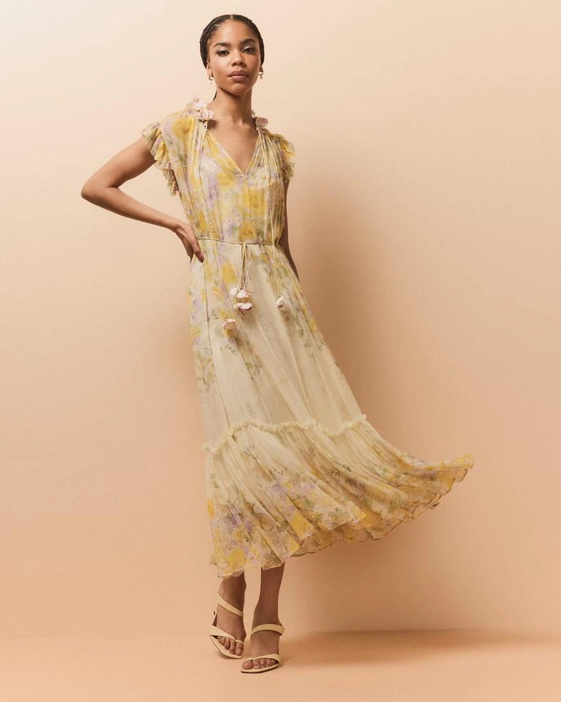 Zimmermann Harmony Flutter Midi Dress 2