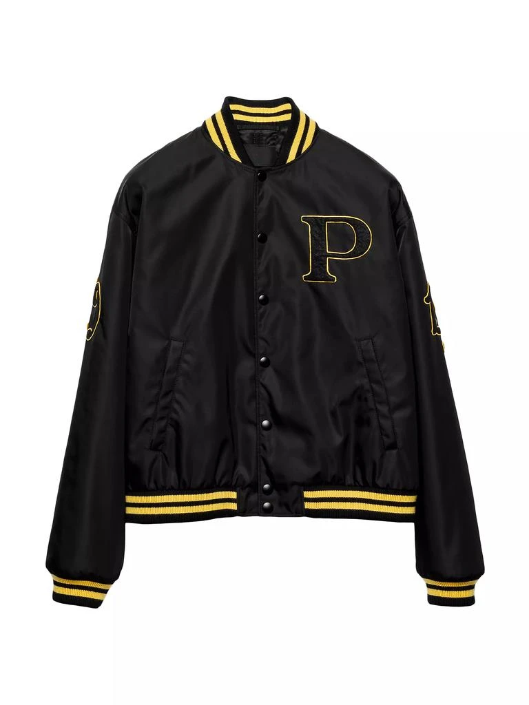 Prada Re-Nylon Bomber Jacket with Patch 1