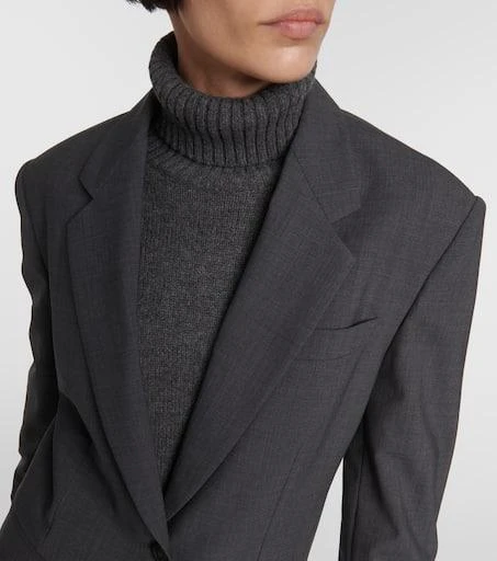 Brunello Cucinelli Oversized wool-blend blazer 4