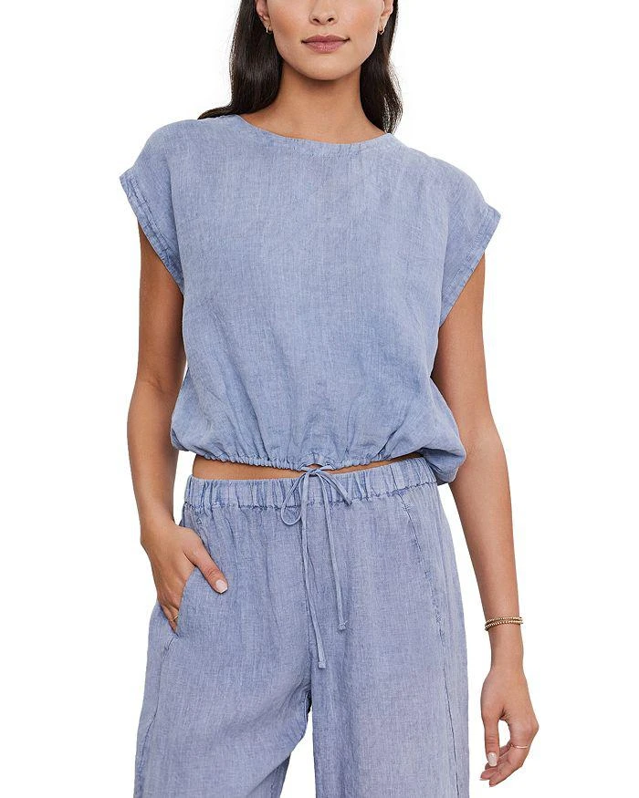 Velvet by Graham & Spencer Bayla Crop Drawstring Top 1