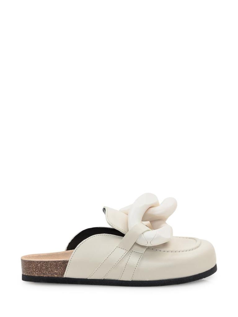 JW ANDERSON Chain loafer felt mules - Sandals - Compare