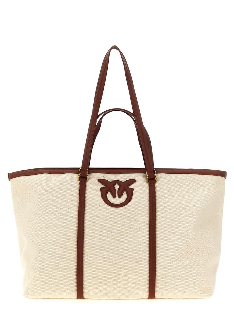 トートバッグ PINKO SS25 'Miranda' large shopping bag (104715A2G2 YL2Q) PINKO Pinko 'Miranda' Large Shopping Bag - Tote Bags