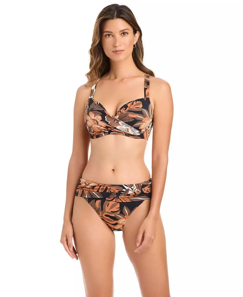 Bleu Rod Beattie Women's Moddy Blooms Printed Swim Bra 2