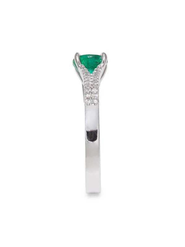 Effy 14K White Gold, 1.00 CTW Emerald
0.36 CTW Diamond Ring 4