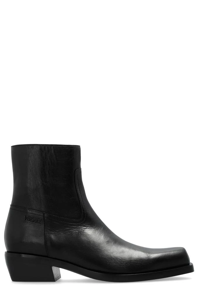 Versace Versace Square-Toe Zipped Boots 1