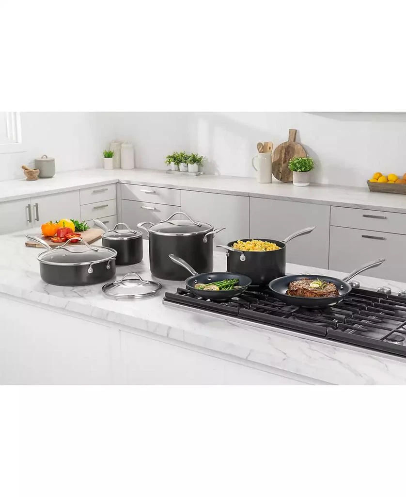 Guy Fieri Flavortown Hard-Anodized Laser Titanium Aluminum 10-Pc. Cookware Set 3