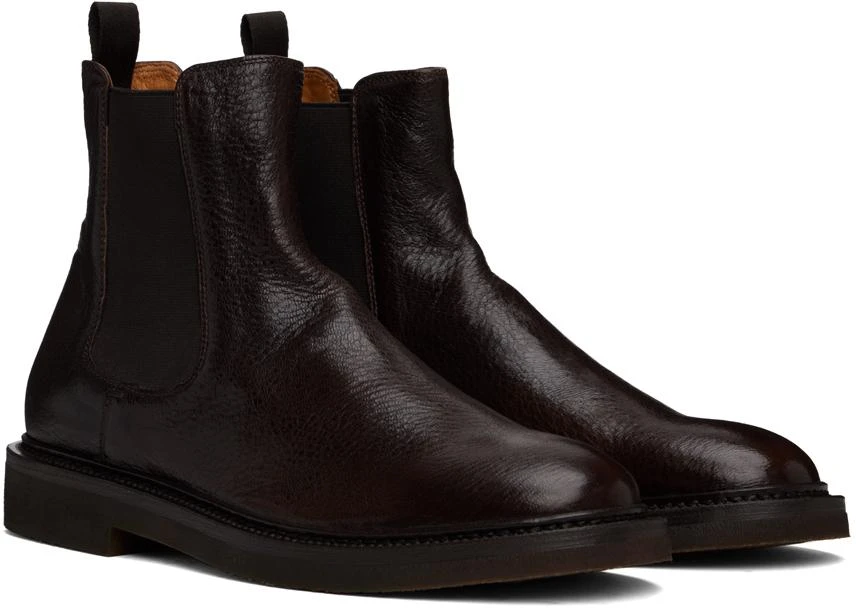 Officine Creative Brown Hopkins Flexi 204 Chelsea Boots 4