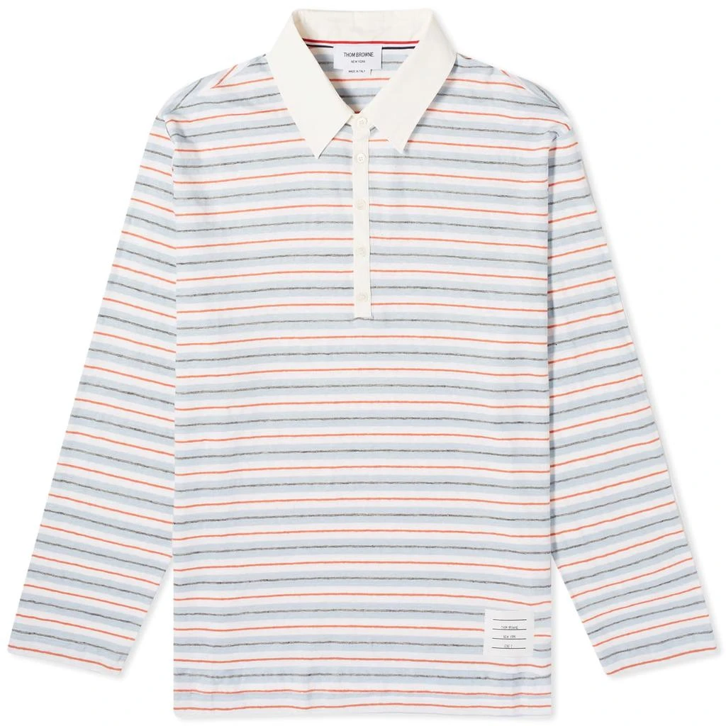 Thom Browne Thom Browne Striped Rugby Fit Polo 1