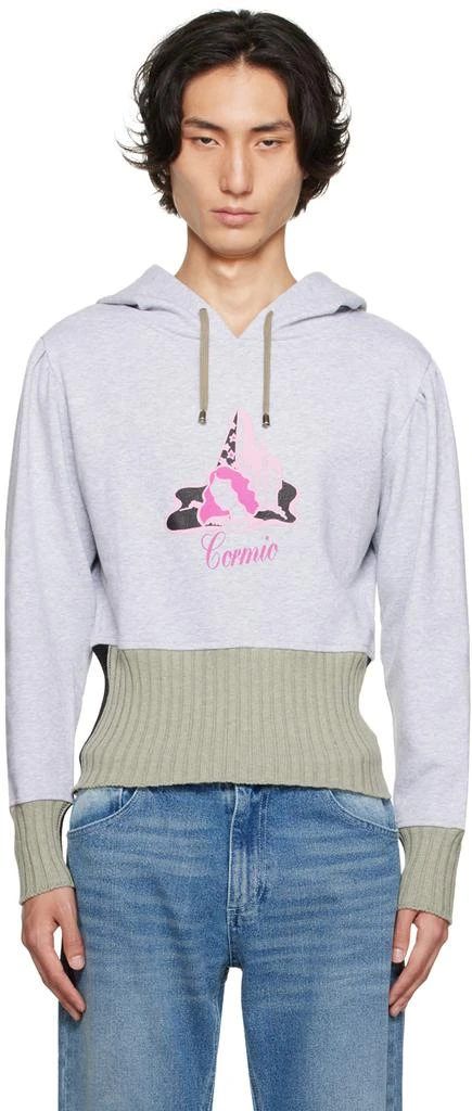 CORMIO Gray Michelle Hoodie 1