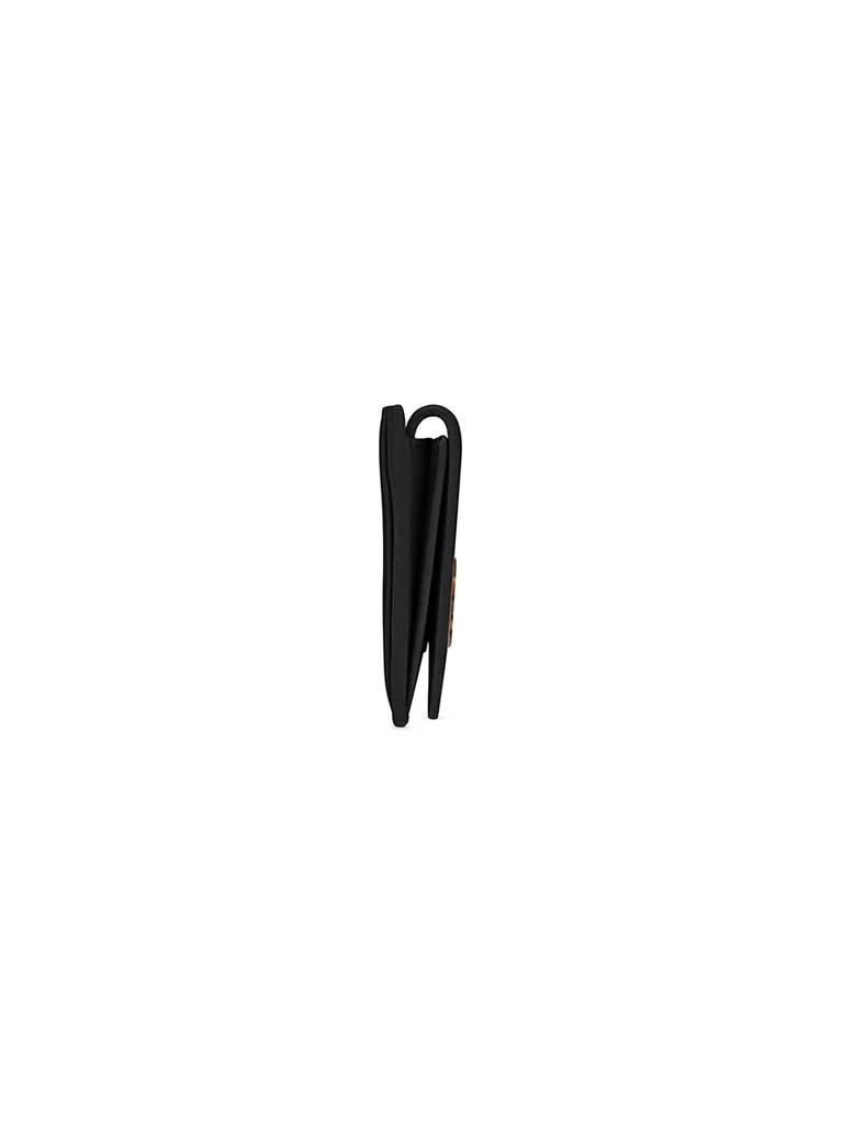Yves Saint Laurent Tiny Cassandre Card Case in Grained Leather 3