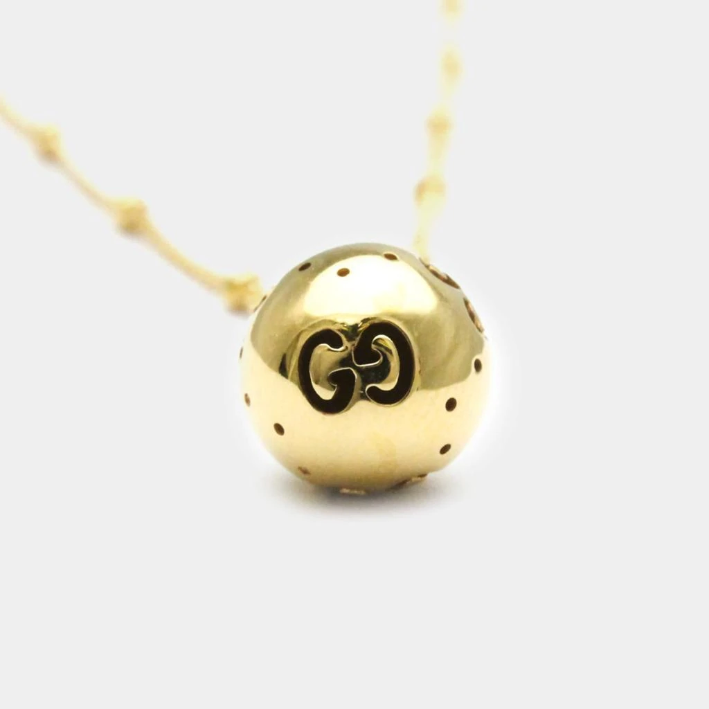 Gucci Gucci Icon Ball Necklace Yellow Gold 18K No Stone Pendant Necklace Gold 6