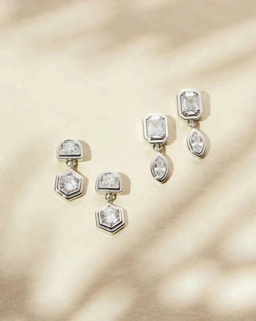 Luv AJ Luv Aj - Women's Star Bezel Studs Set