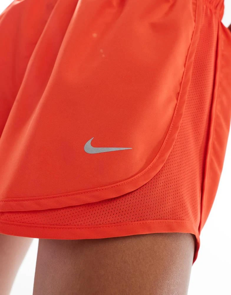 NIKE Nike Running Tempo Dri-FIT mid rise 3 inch shorts in red 5