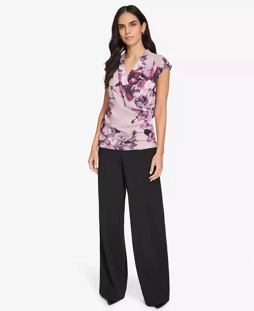 Calvin Klein Women's V-Neck Cap-Sleeve Blouse 5