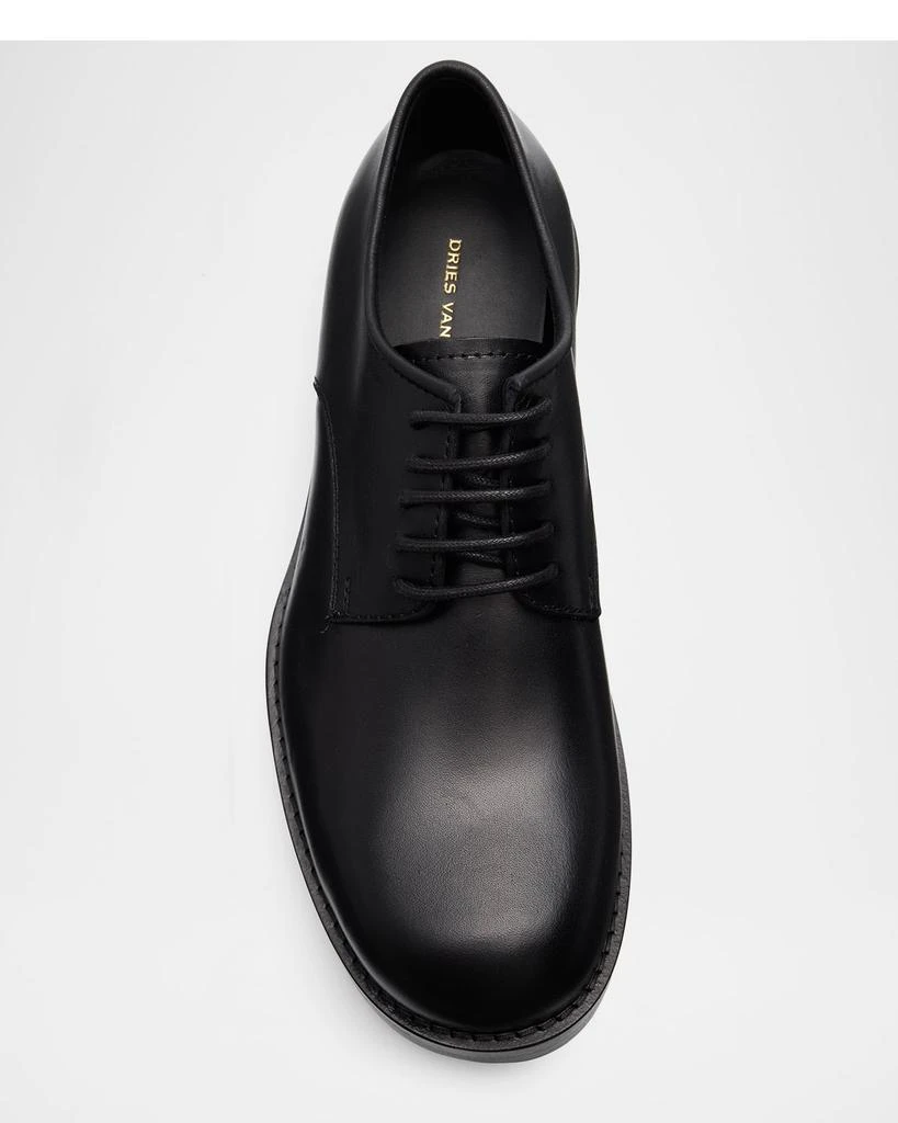 Dries Van Noten Men
s Calf Leather Derby Shoes 3