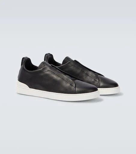 Zegna Triple Stitch leather sneakers 5